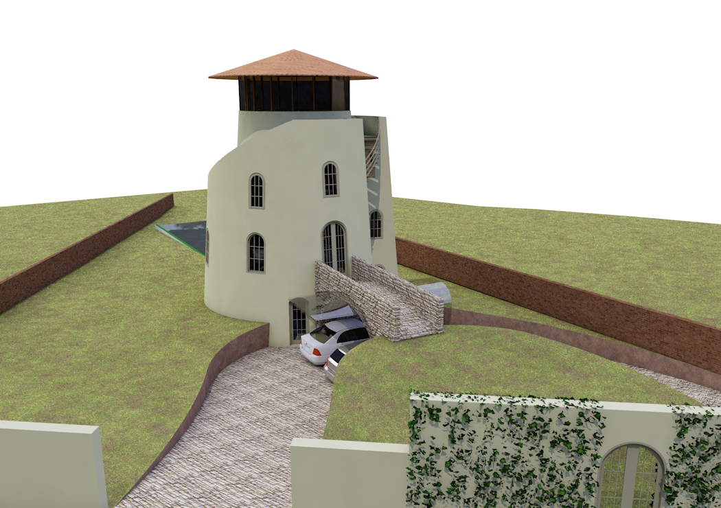 1508 20180823 Entrance View Option 4 Vipin Bhakta House @ Maharashtra